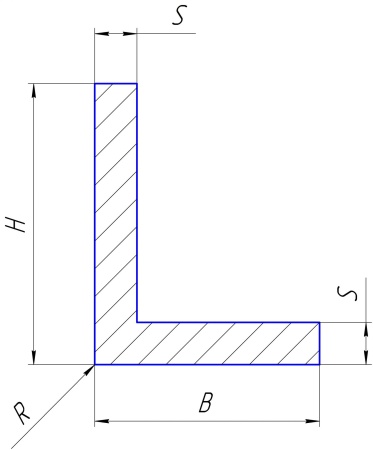 Профиль алюминиевый угловой APS P 0 2ХХХХ